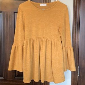 Pink Lily Babydoll Sweater